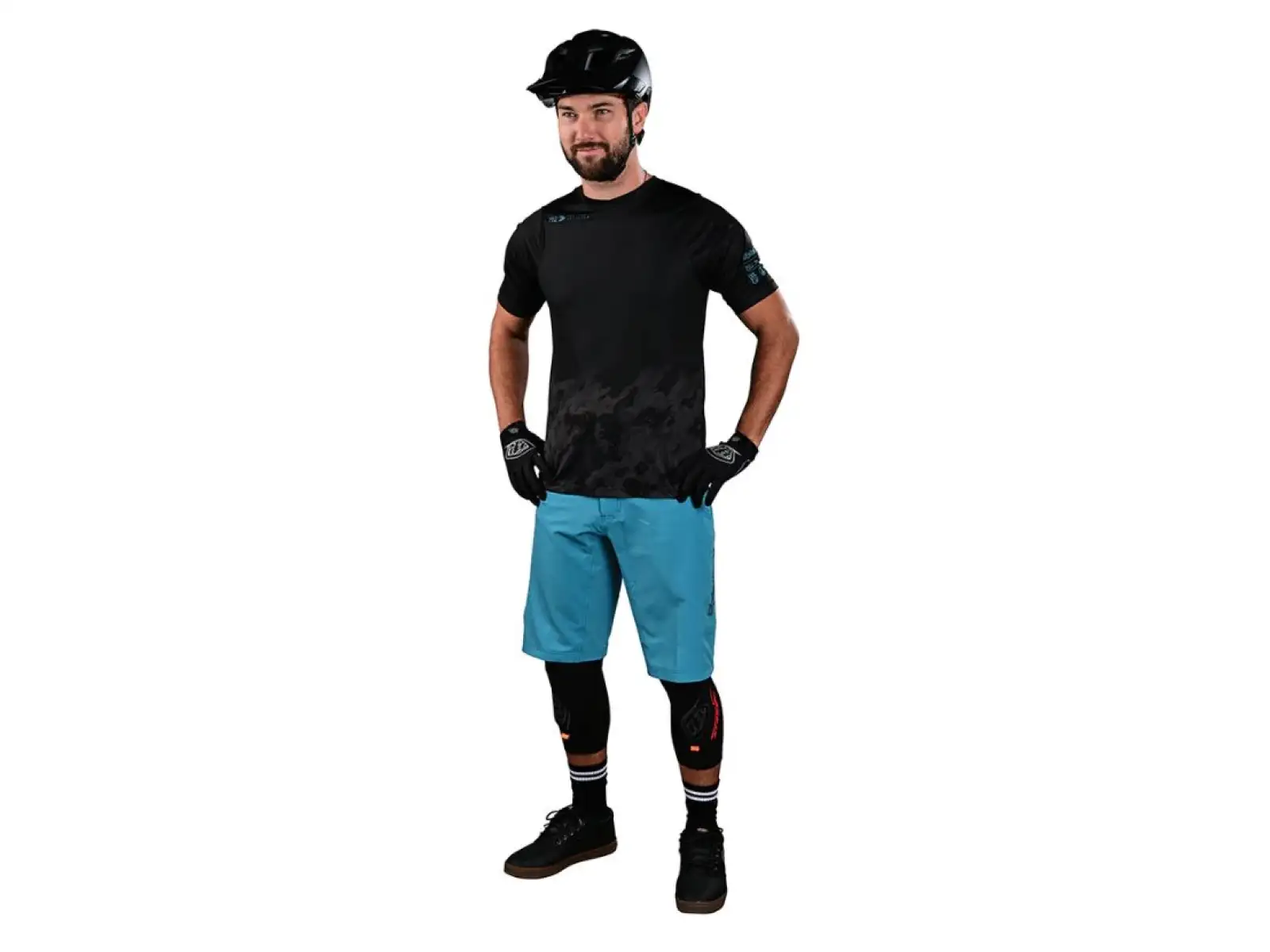 Troy Lee Designs Skyline Monochrome Herren Shorts Azure