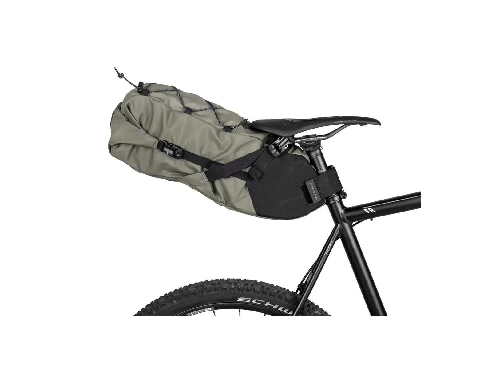 Topeak BackLoader Roll-Top Satteltasche 6 l grün