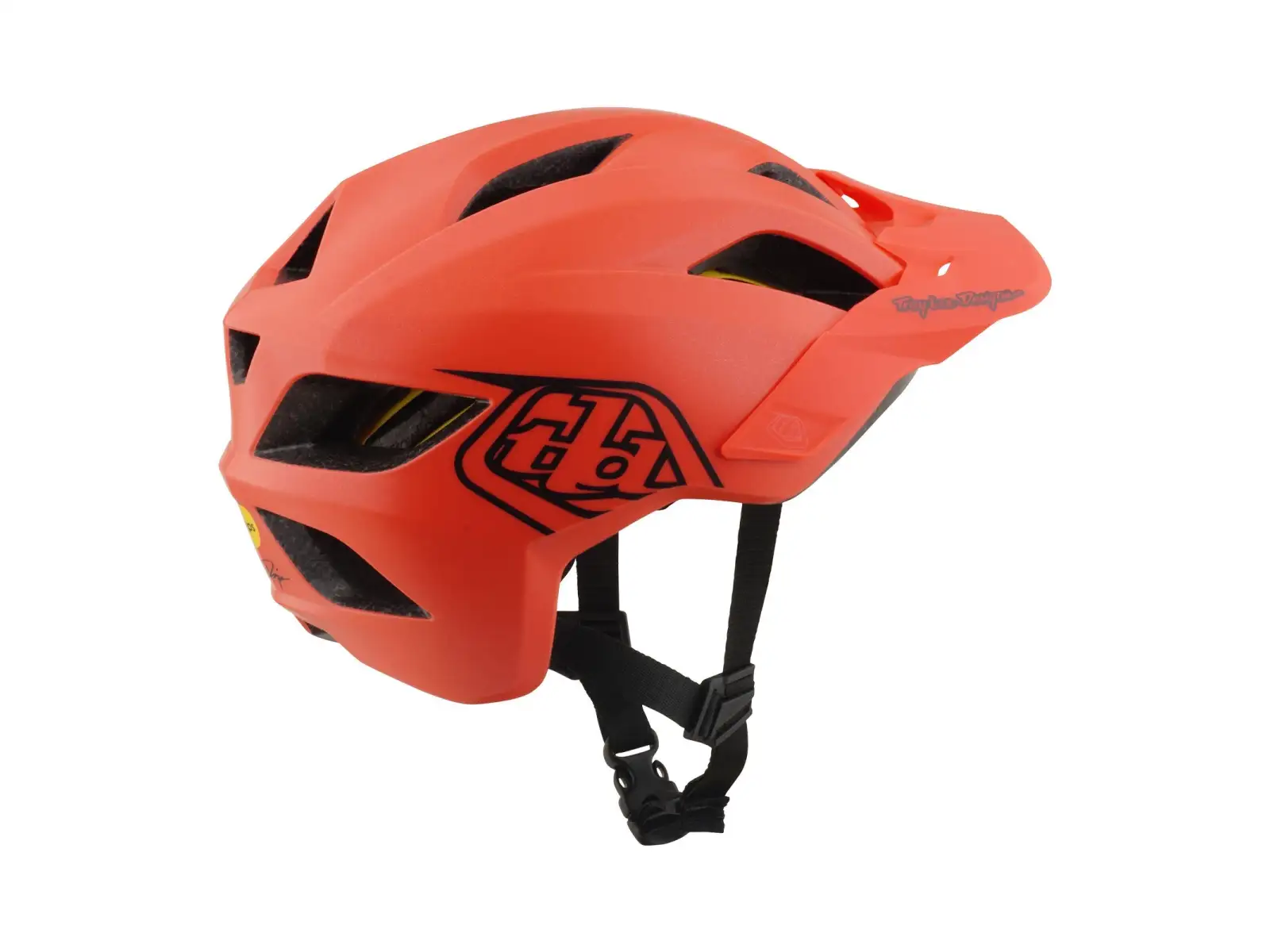 Troy Lee Designs Flowline Mips Kinderhelm Point Coral/Charcoal