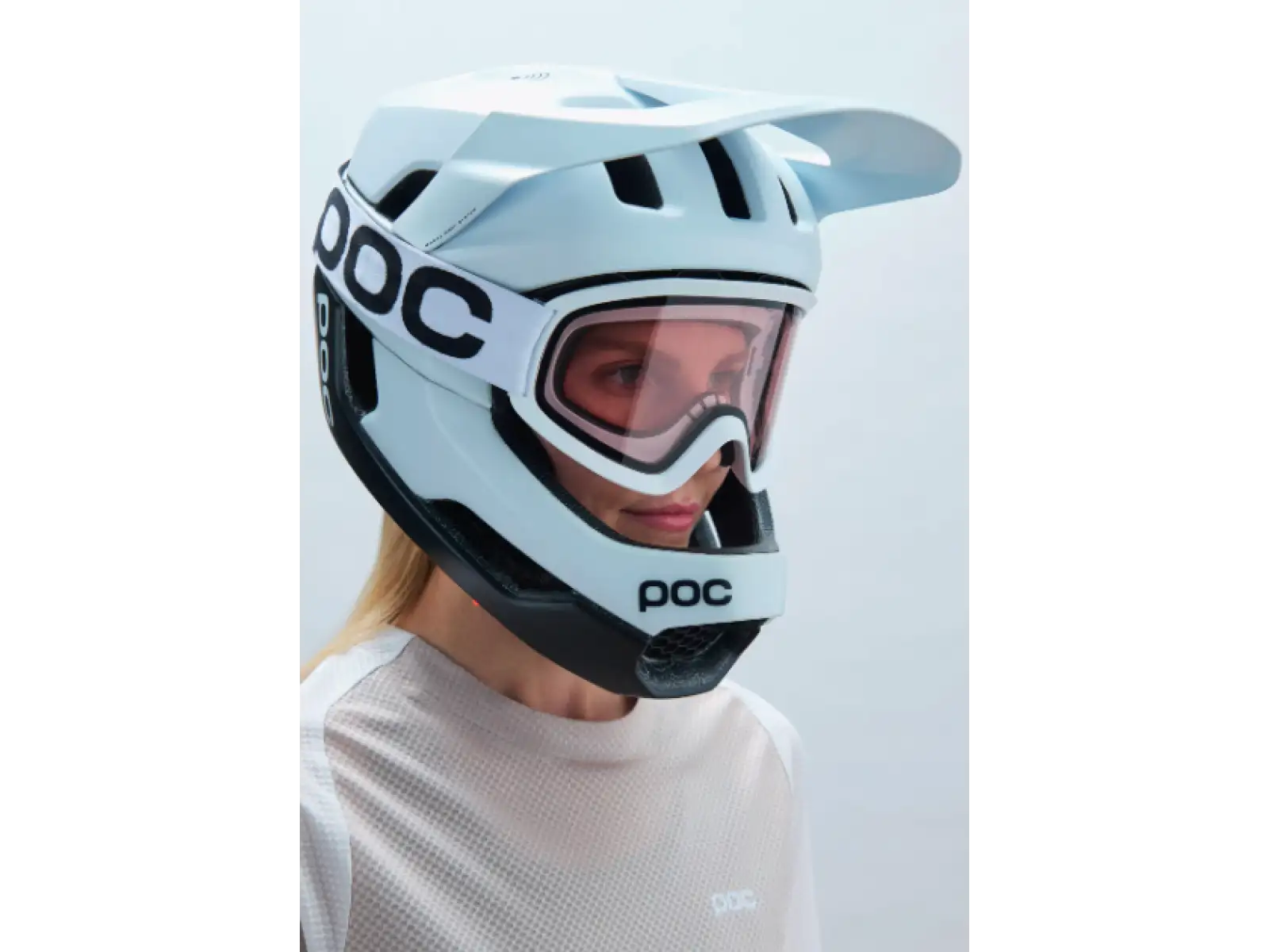 POC Ora Skibrille Hydrogen White/Clarity Trail/Cloudy Brown