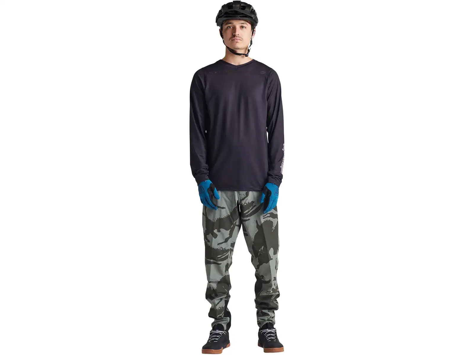 Troy Lee Designs Skyline Mono Langarmtrikot Black MUSTER