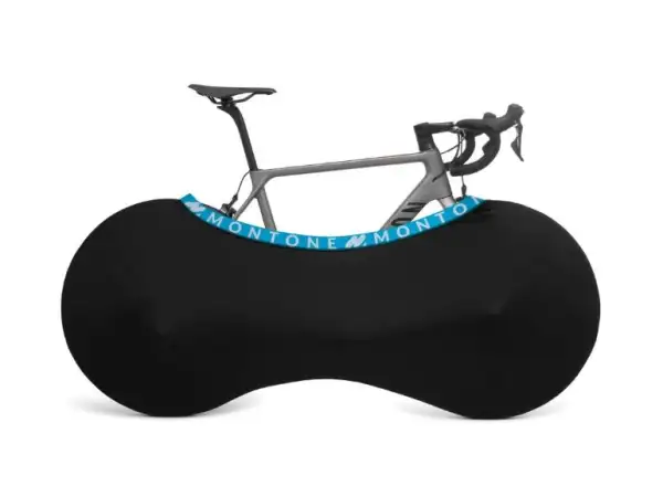 Montone Fahrrad mKayak 2.0 Fahrradabdeckung für den Innenbereich blau/weiß