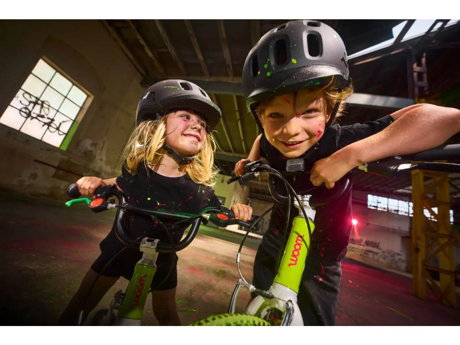Woom GO 3 Kinderfahrrad neon lime