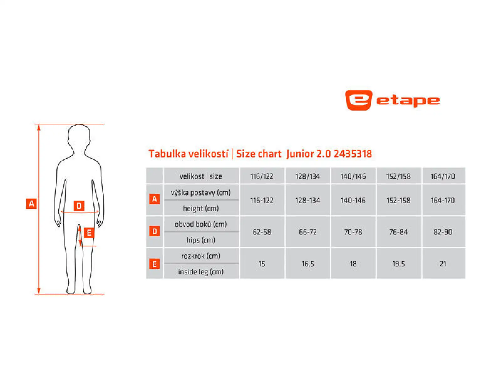 Etape Junior 2.0 Kinder Shorts mit Einsatz schwarz/grün