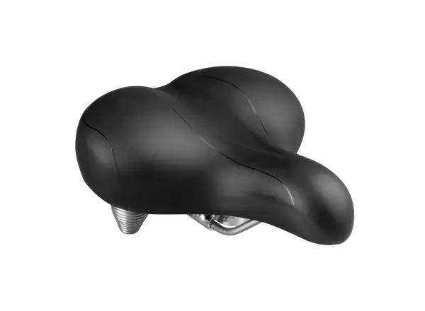 Force Nova 2 Damen-Feder-Sattel in Schwarz.