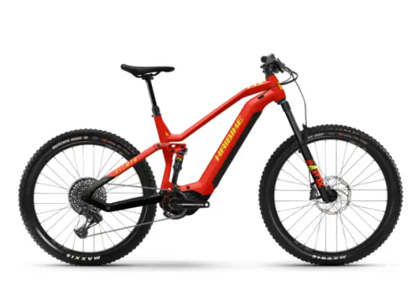 Haibike AllMtn 7 Fully Electric Bike Matt Red/Black/Neon GEPRÜFT