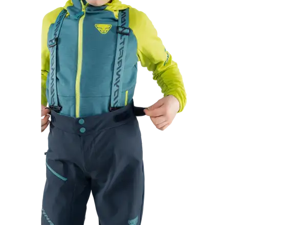 Dynafit Youngstar 3L Kinderhose mit Latz Heidelbeerblau/Sturmblau
