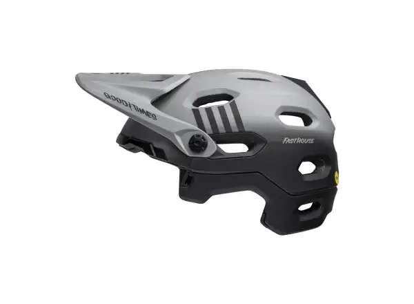 Bell Super DH Spherical Helm Mat Gray/Black Fasthouse