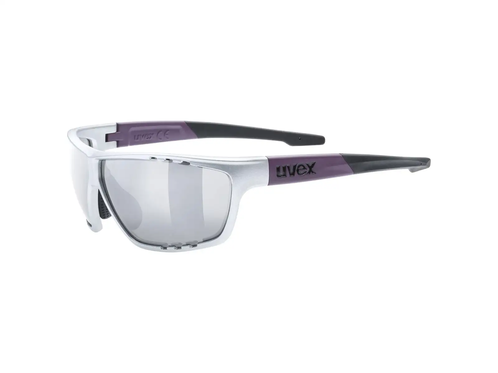 Uvex Sportstyle 706 Brille Silver Plum Mat/Litemirror Silver Gr. Uni