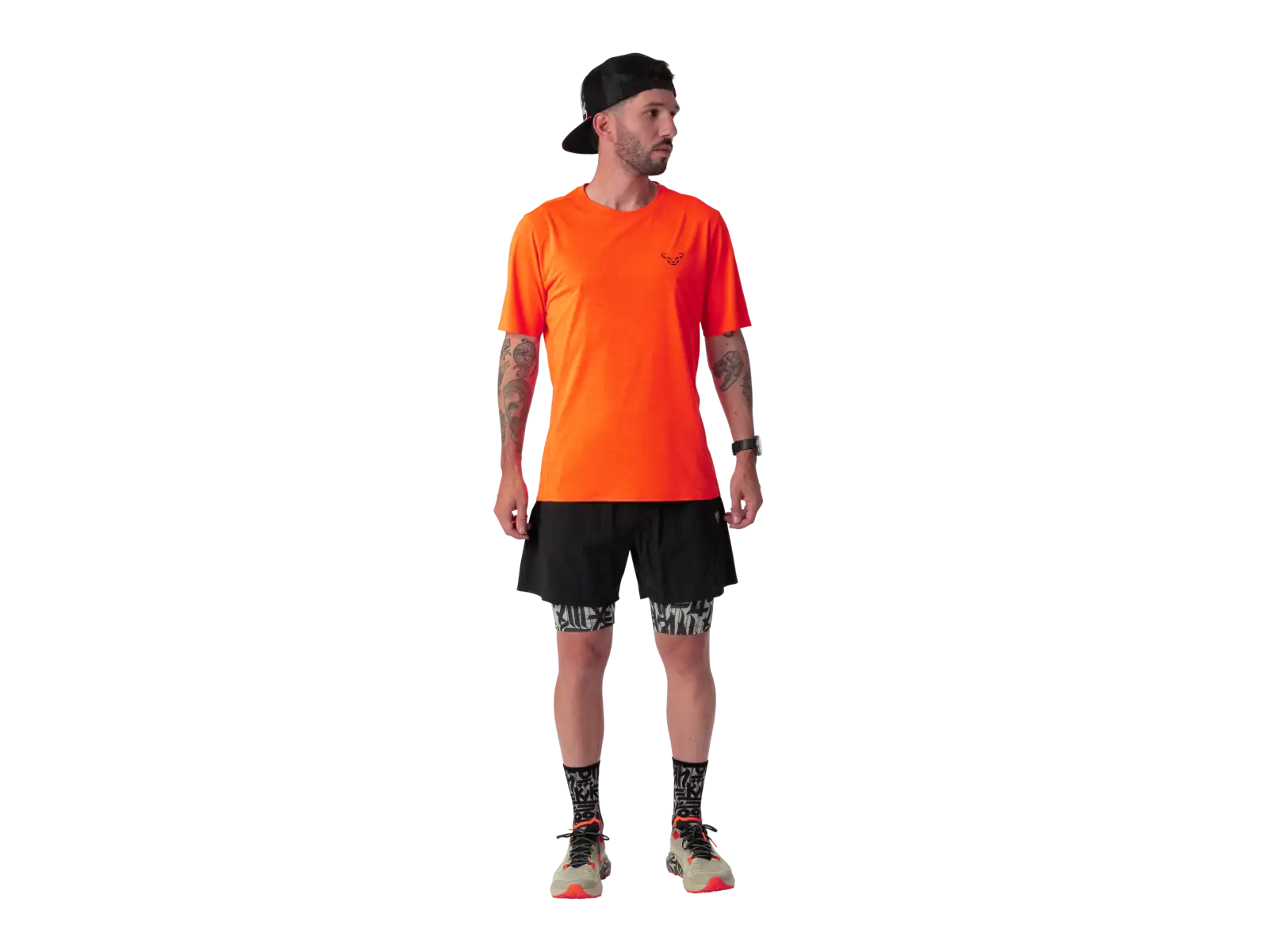 Dynafit Trail Herren Laufshirt Kurzarm Ultra Orange