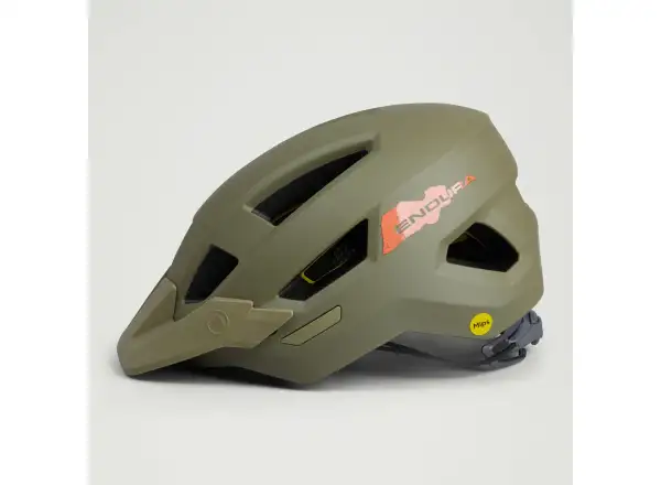 Endura Hummvee Mips Kinderhelm Tweed Green