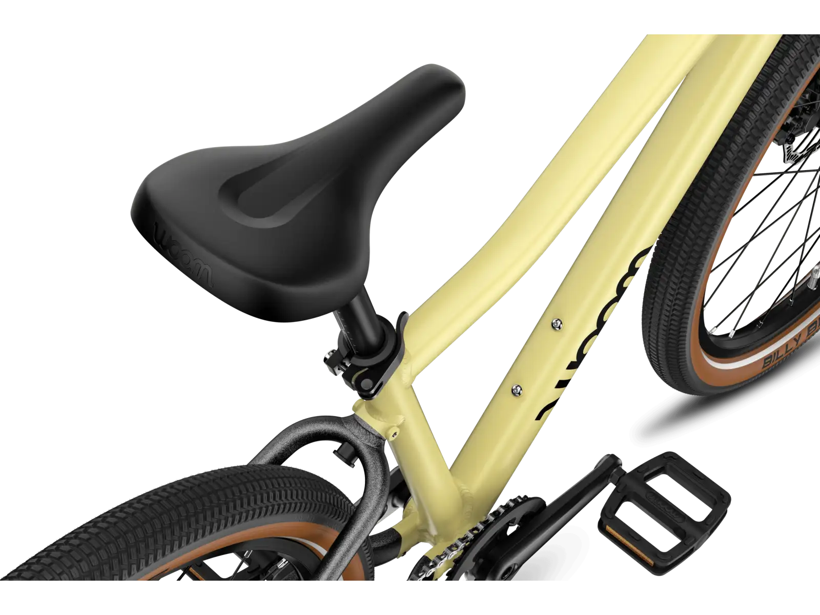 Woom 4 EXPLORE Kinderfahrrad mellow yellow