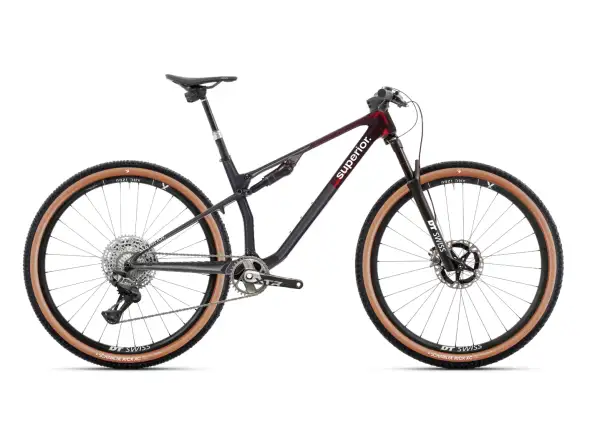 Superior XF 9.9 Team Mountainbike Gloss Carbon/Red Carbon