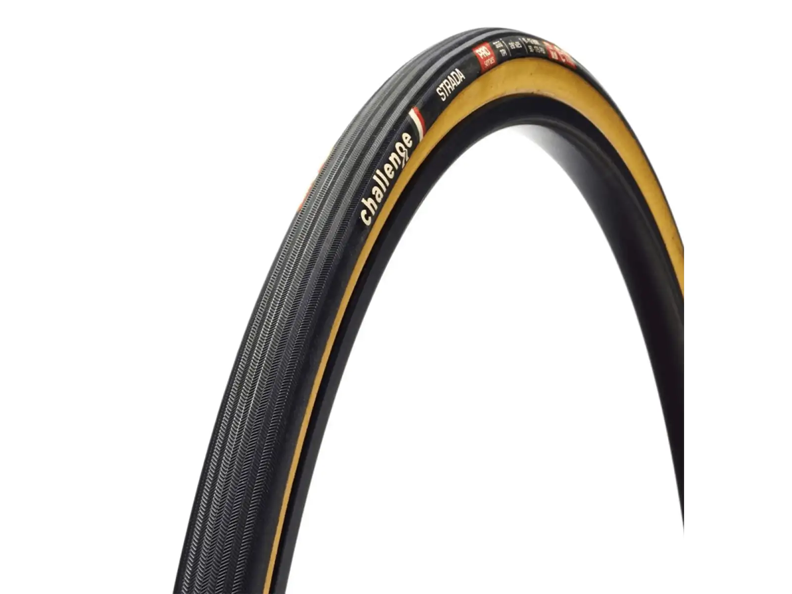 Challenge Strada Pro 28" Straßenreifen Kevlar Black/Tan