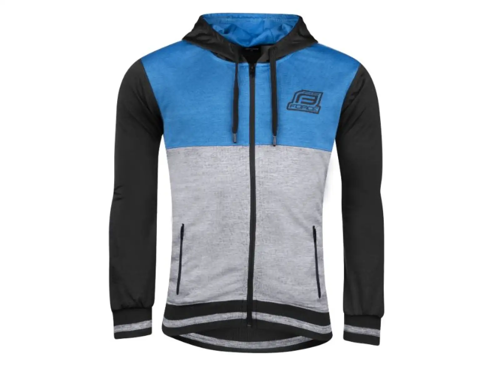 Force Rocky Herrenhoodie schwarz/blau
