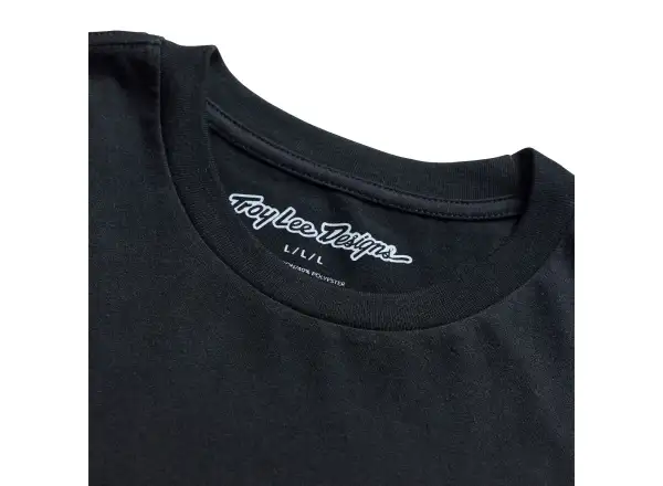 Troy Lee Designs Feather Herren T-Shirt Kurzarm Black/Black