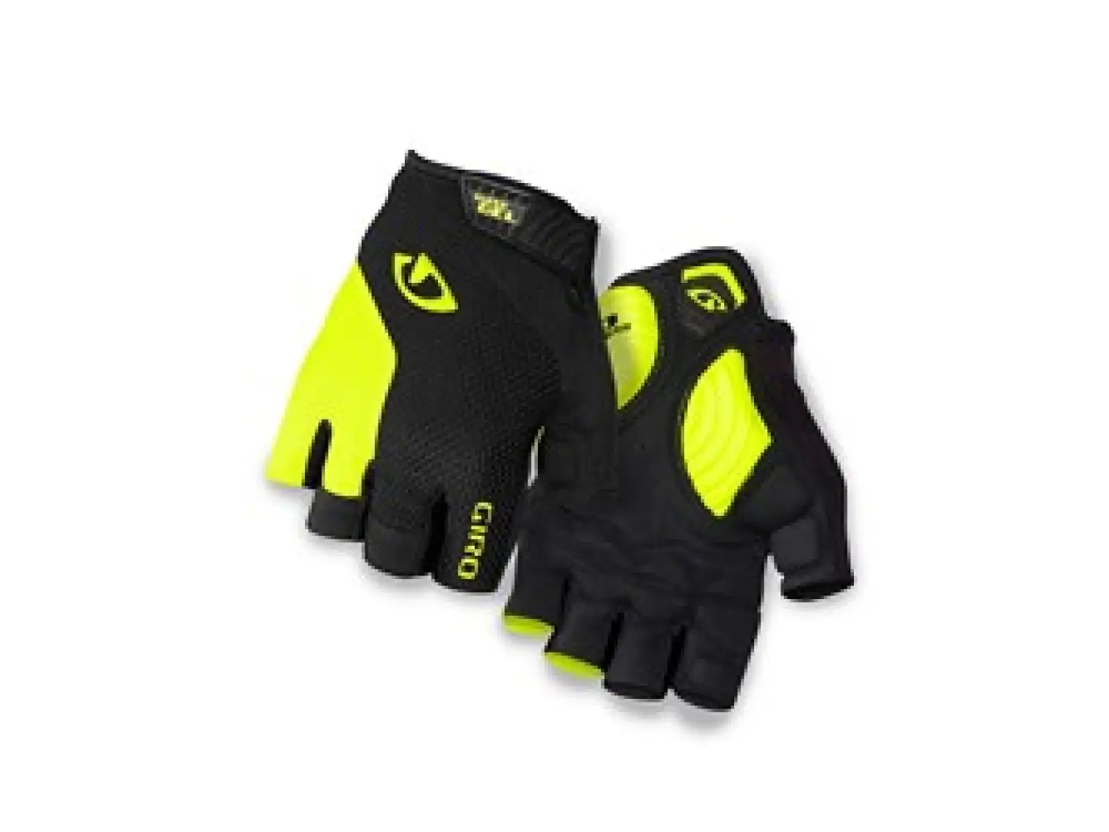Giro Strade Dure Handschuhe Schwarz/Highlight Gelb