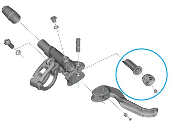 Shimano BL-M9100 Bremsmembran