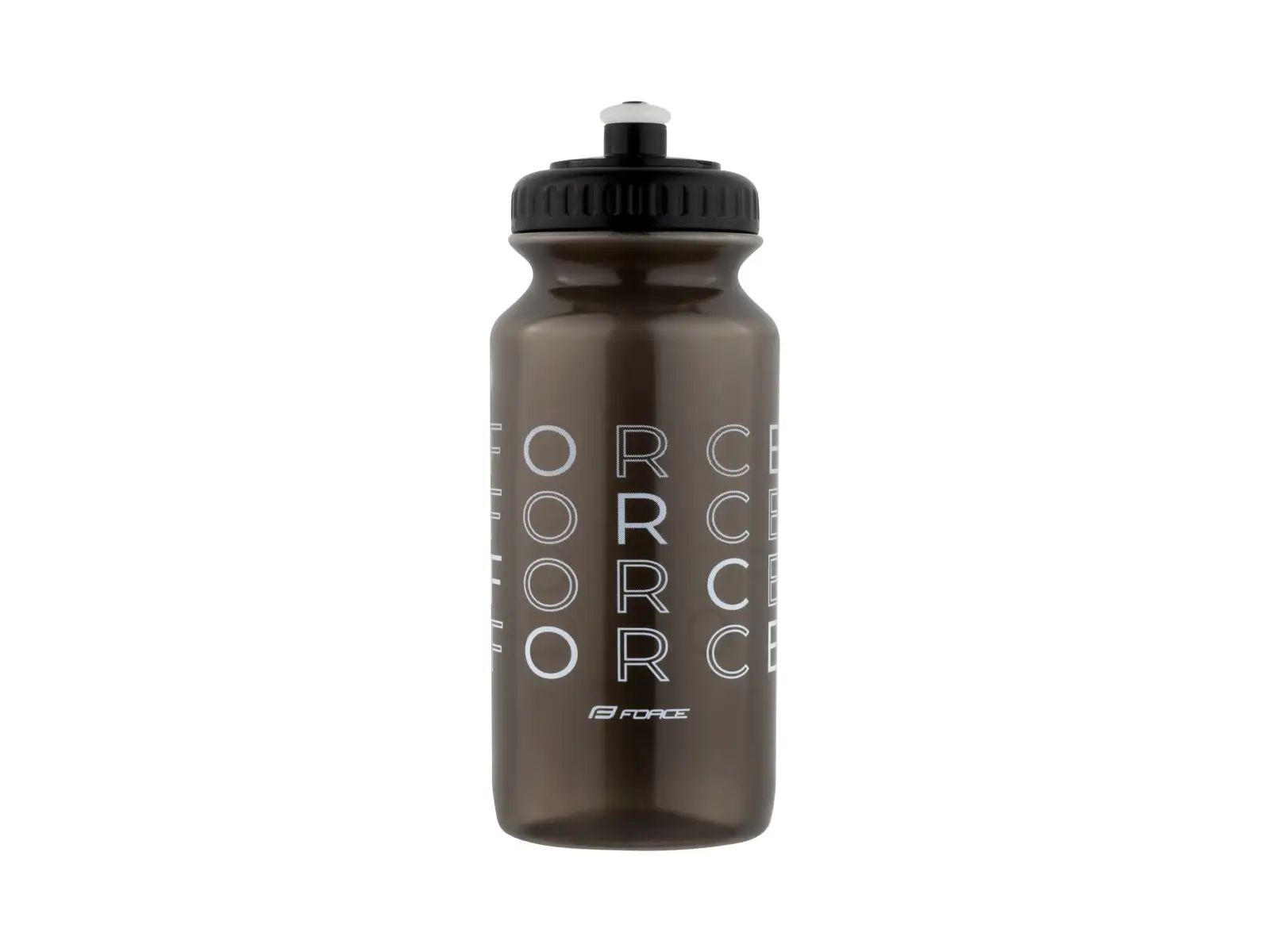 Force Enjoy Fahrradflasche 500 ml transparent schwarz