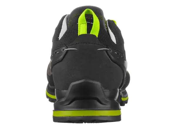 Salewa MS MTN TRAINER 2 Leather Herrenschuhe Smoked/Fluo Green