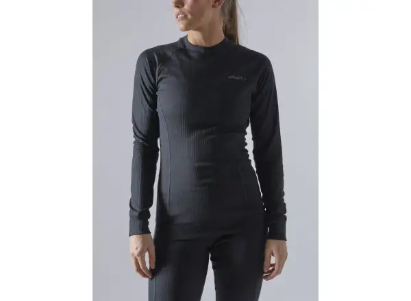 Craft Core Dry Baselayer Damen Set Langarmshirt + Hosen Black