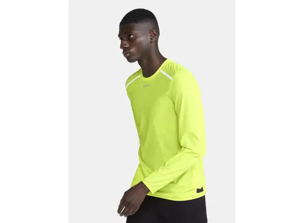 Craft Pro Hypervent Wind Herren-Laufshirt Langarm gelb
