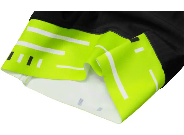 Etape Racing 2.0 Herren-Shorts mit Polster schwarz/gelb fluo