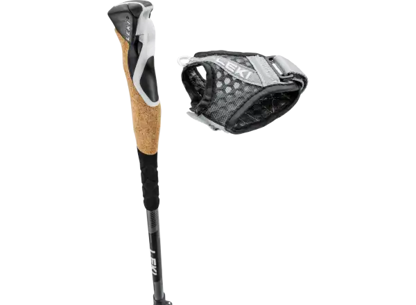 Leki Cross Trekkingstöcke Dark Anthracite/LightBlue Gr. 100-135 cm