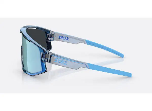 Bliz Fusion Small Sonnenbrille Transparent Blue/Smoke Ice Blue Multi