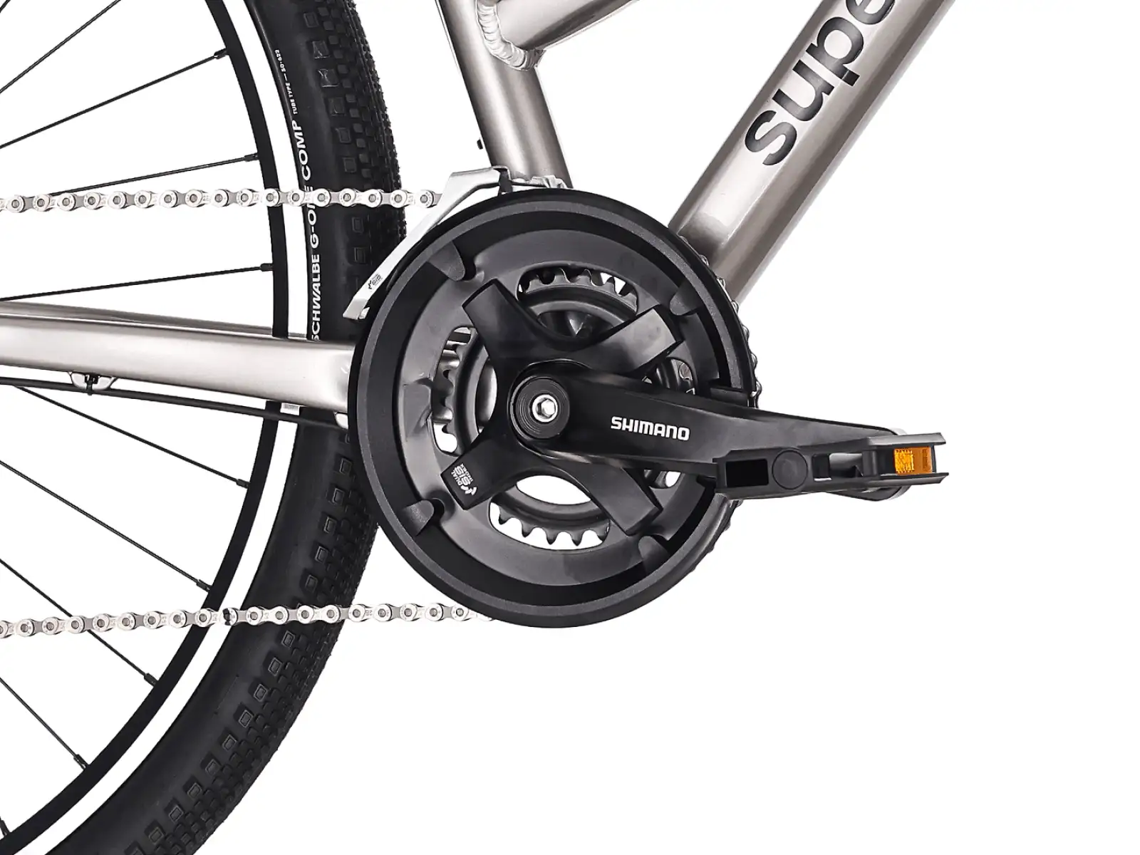 Superior Blox 6.0 MS Trekkingrad Gloss Dark Chrome