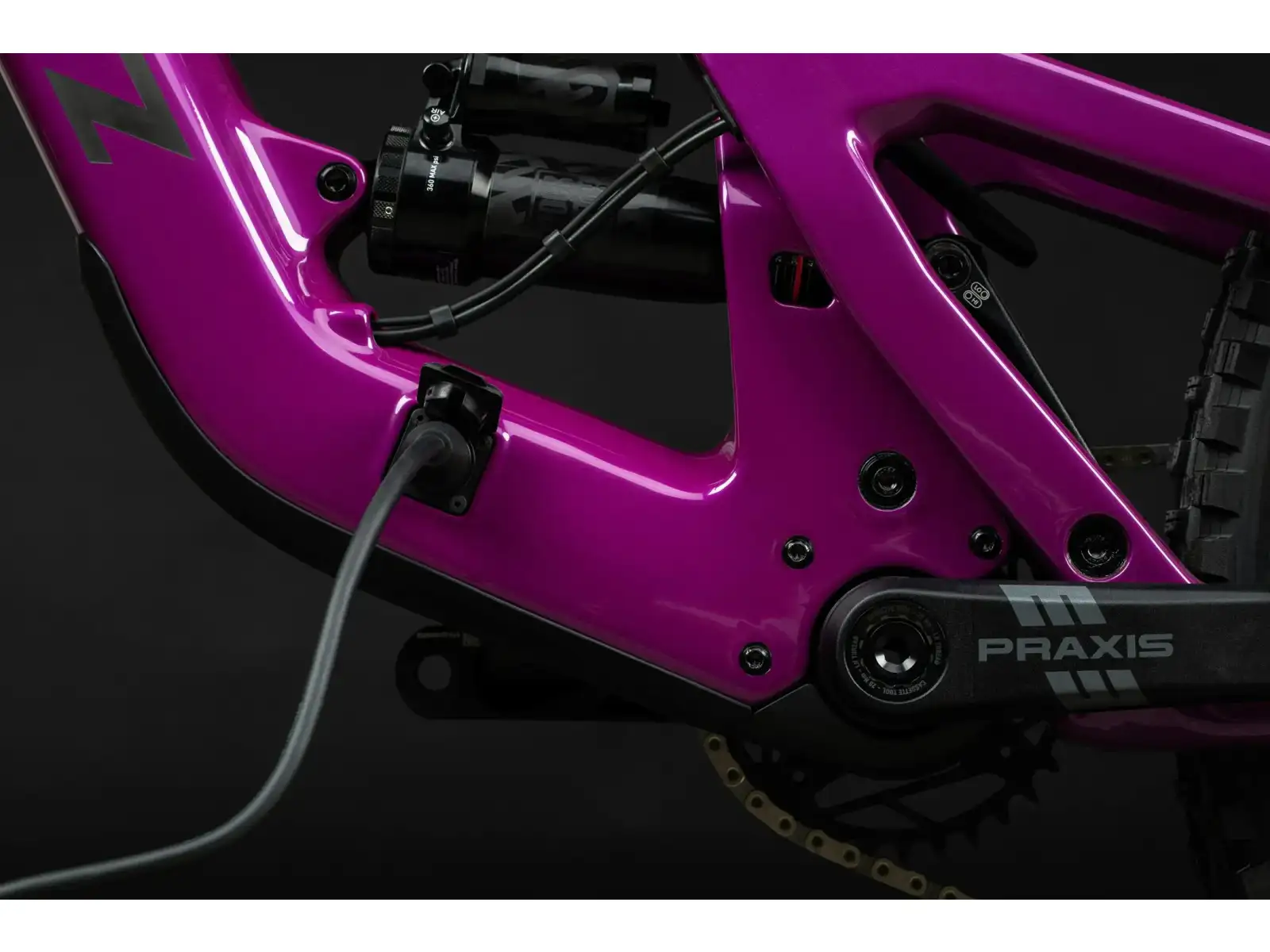 Santa Cruz Heckler SL 1 C R Vollgefedertes E-Bike Gloss Magenta