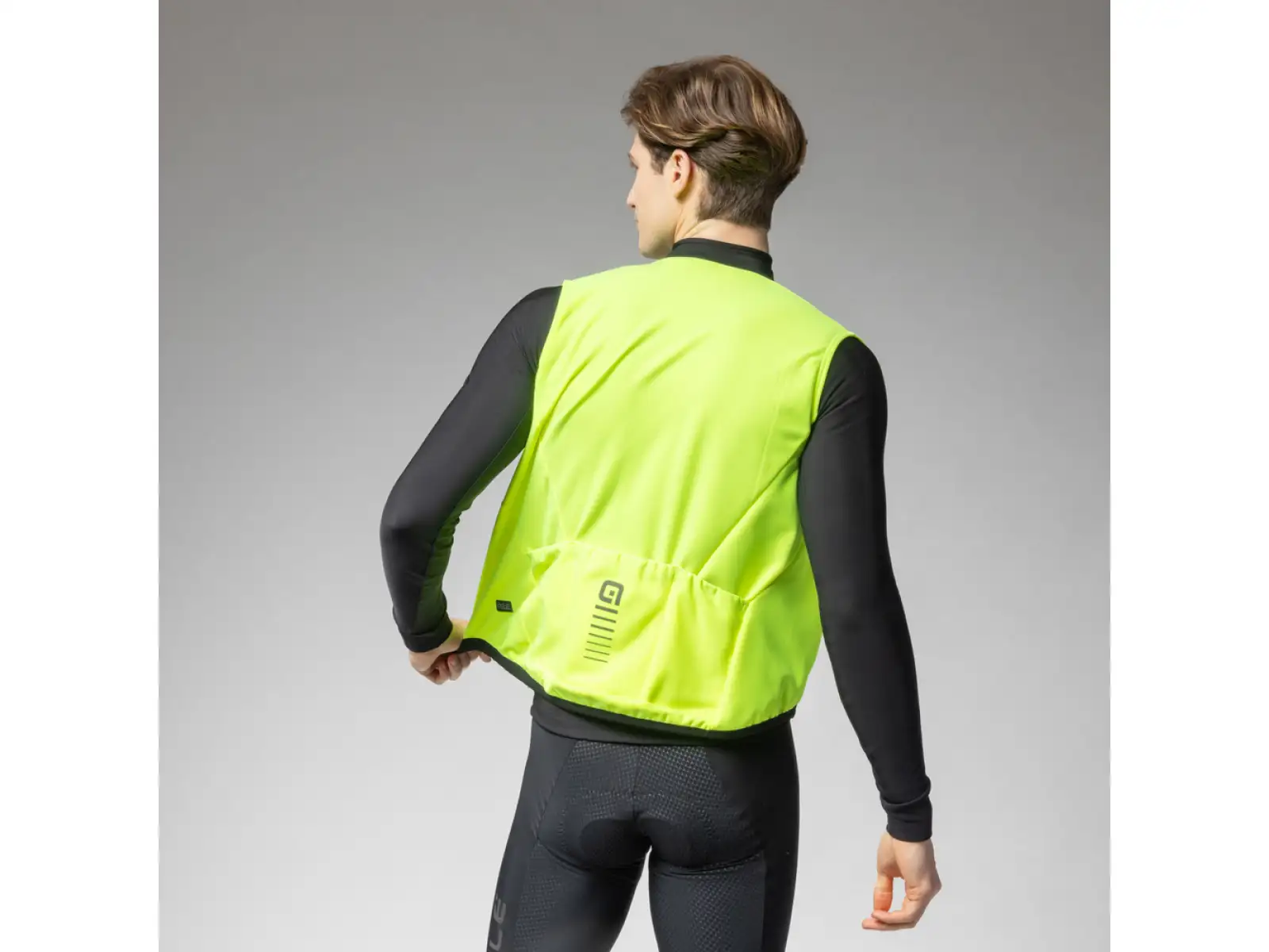 Alé PR-E Thermo 2.0 Herren-Radweste Fluo gelb