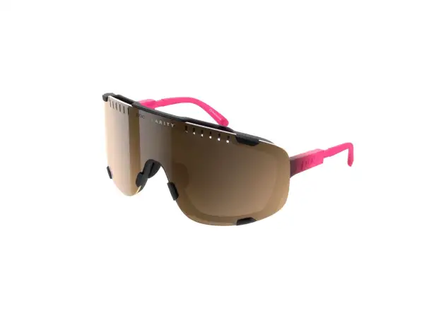 POC Devour Sonnenbrille Fluorescent Pink/Uranium Black Translucent