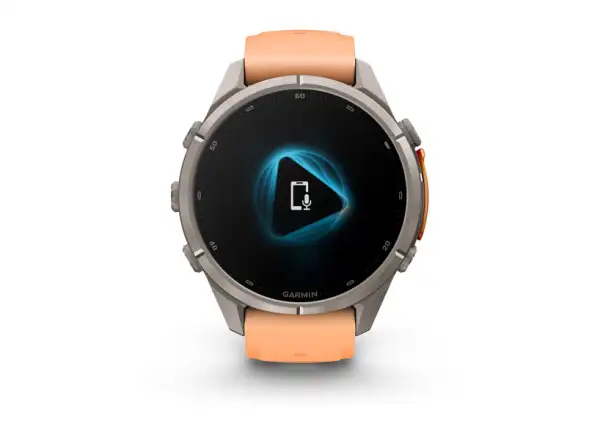 Garmin Fénix 9 Pro inReach 43 mm Smartwatch Carbon gray DLC Titanium Black/Pebble gray
