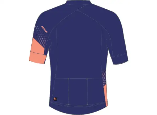 Silvini Rosalia Damen Kurzarmtrikot marineblau/koralle