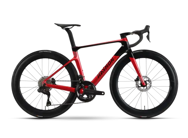Raymon Arva Ultra Rennrad RubyRed/Carbon