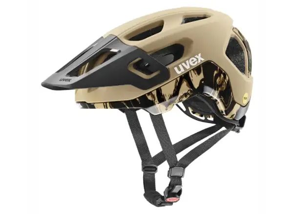 Uvex React MIPS MTB Helm Desert/Black Matt