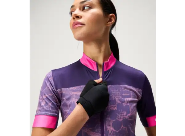 Endura FS260 Floral Damen-Trikot Kurzarm Bramble