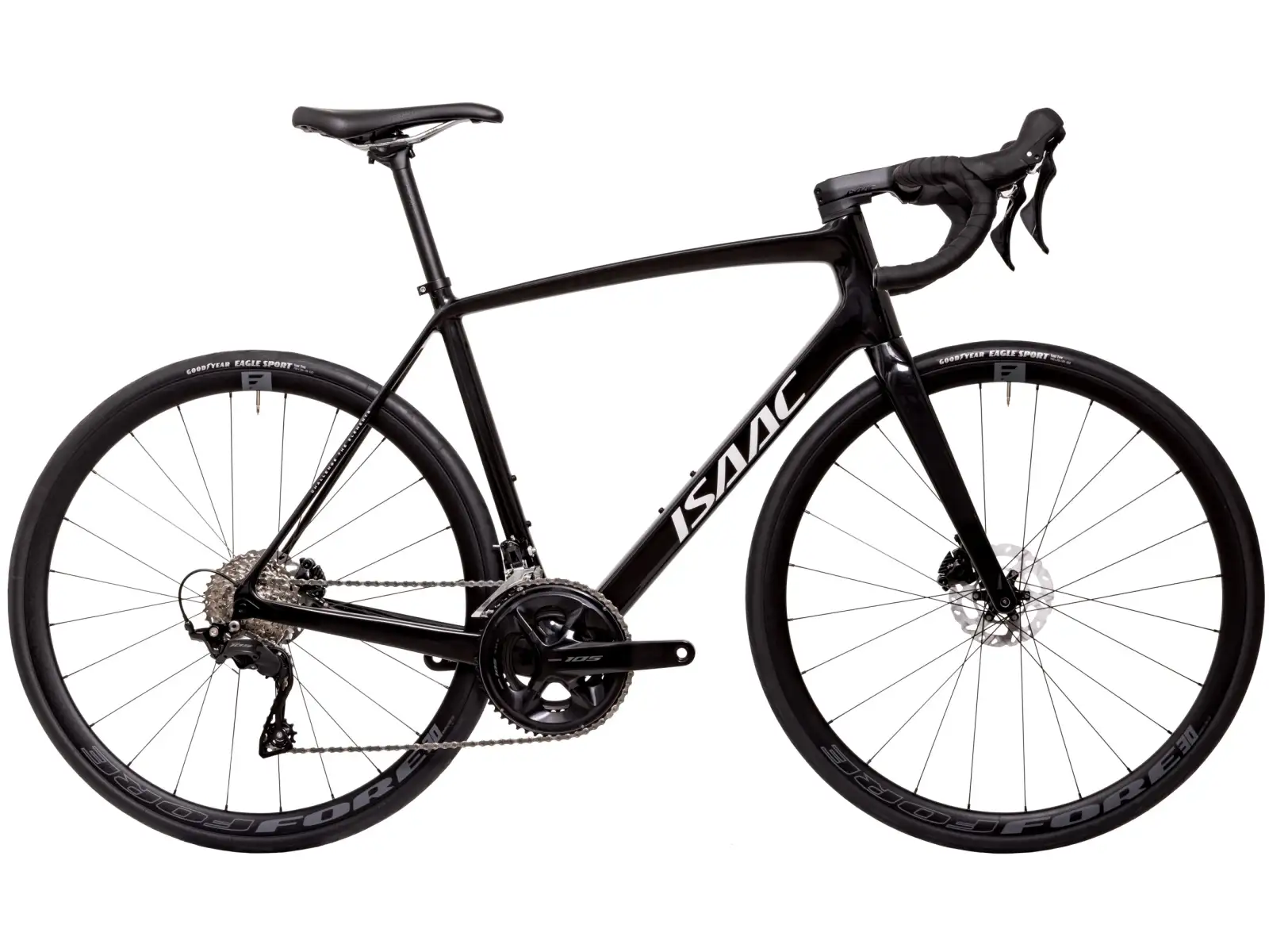 Isaac Vitron 105 Rennrad Onyx Black
