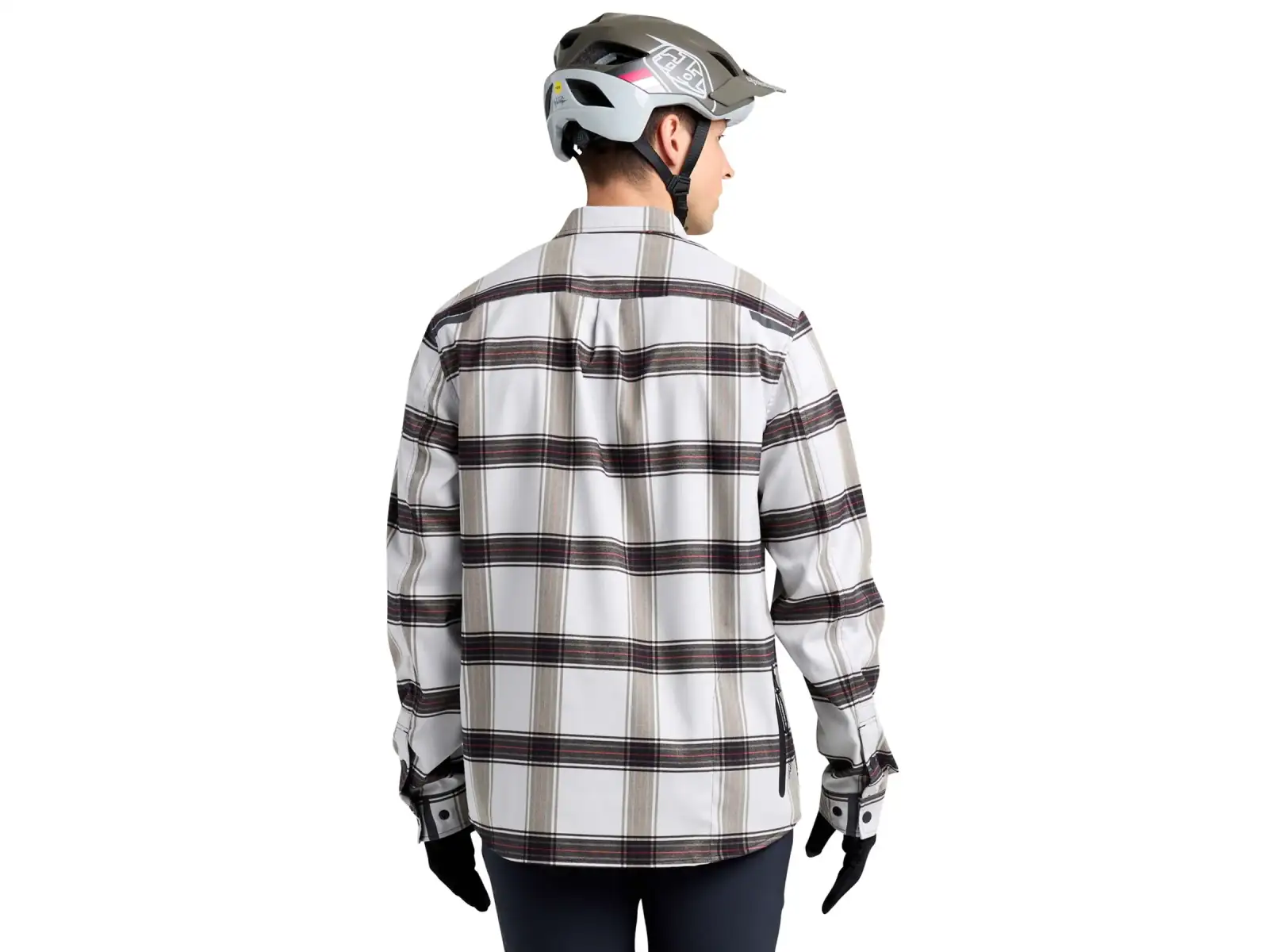 Troy Lee Designs Grind Flannel Paid Herrenhemd Mist