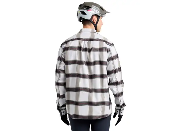 Troy Lee Designs Grind Flannel Paid Herrenhemd Mist