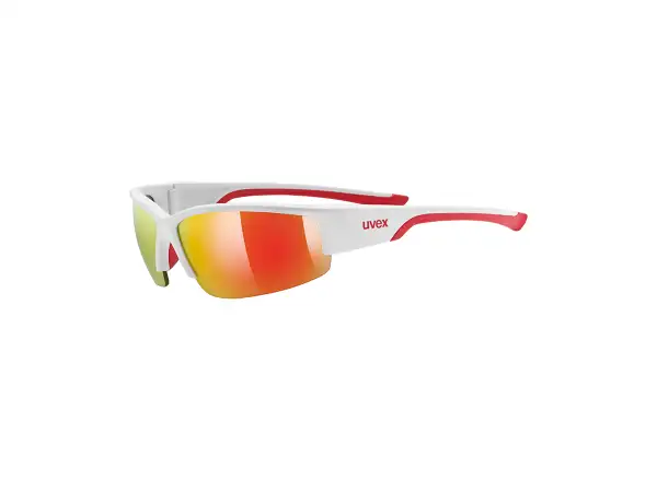 Uvex Sportstyle 215 Brille white mat red/red