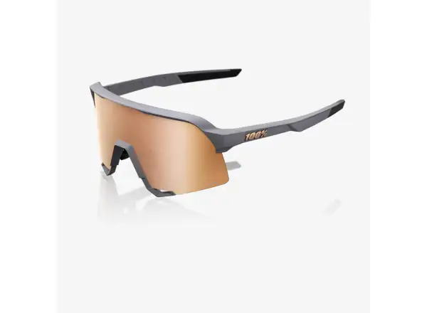 100% S3 Sonnenbrille Soft Tact Grey/HiPER Copper Mirror