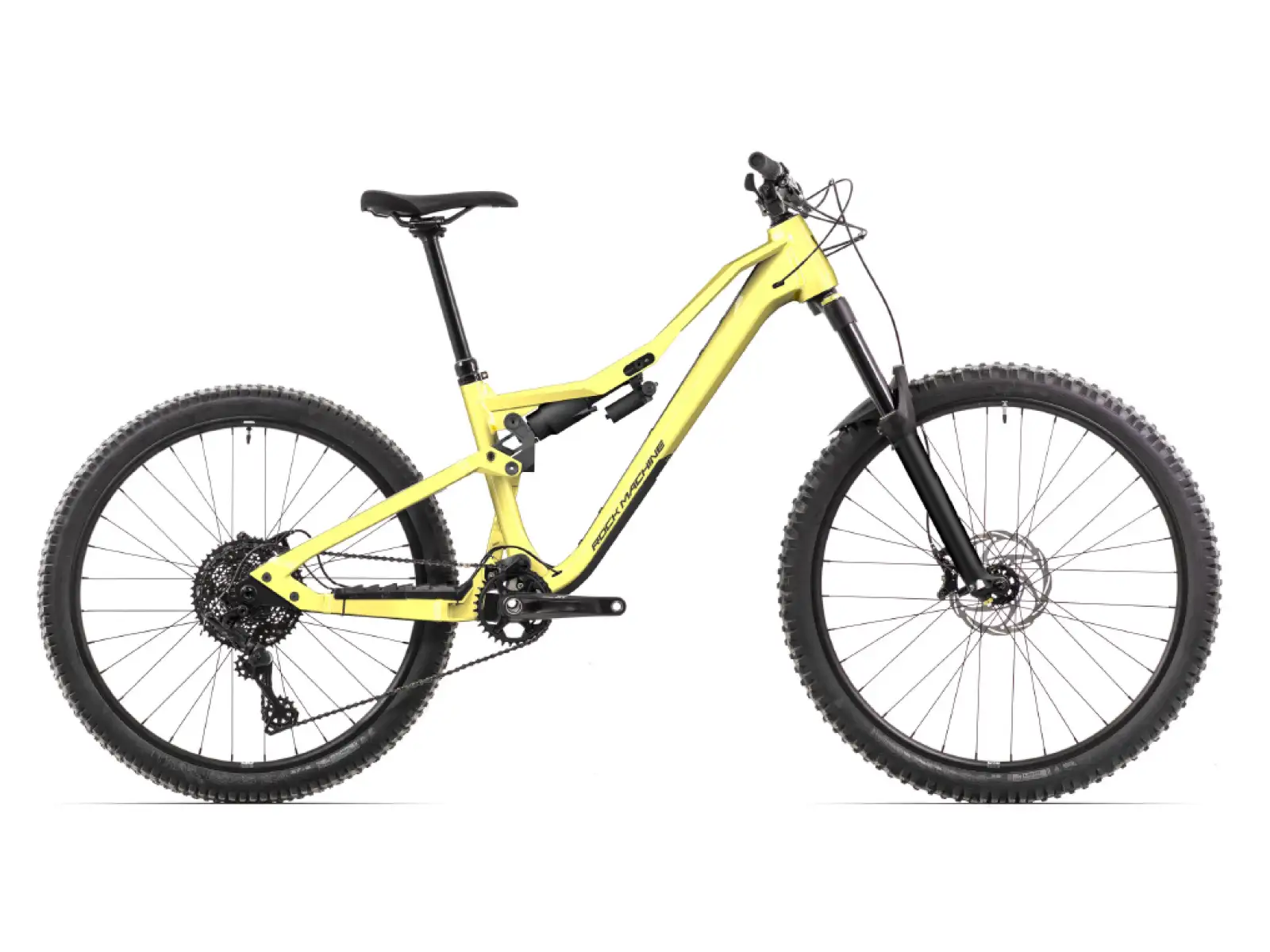 Rock Machine Whizz FS III 90 AXS Mountainbike Panama Yellow