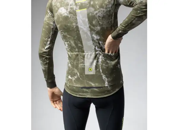 Alé Pragma Space Herrentrikot langarm Army Green
