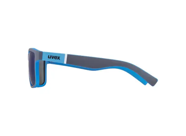 Uvex LGL 39 Brille Grey Mat Blue/Mirror Blue