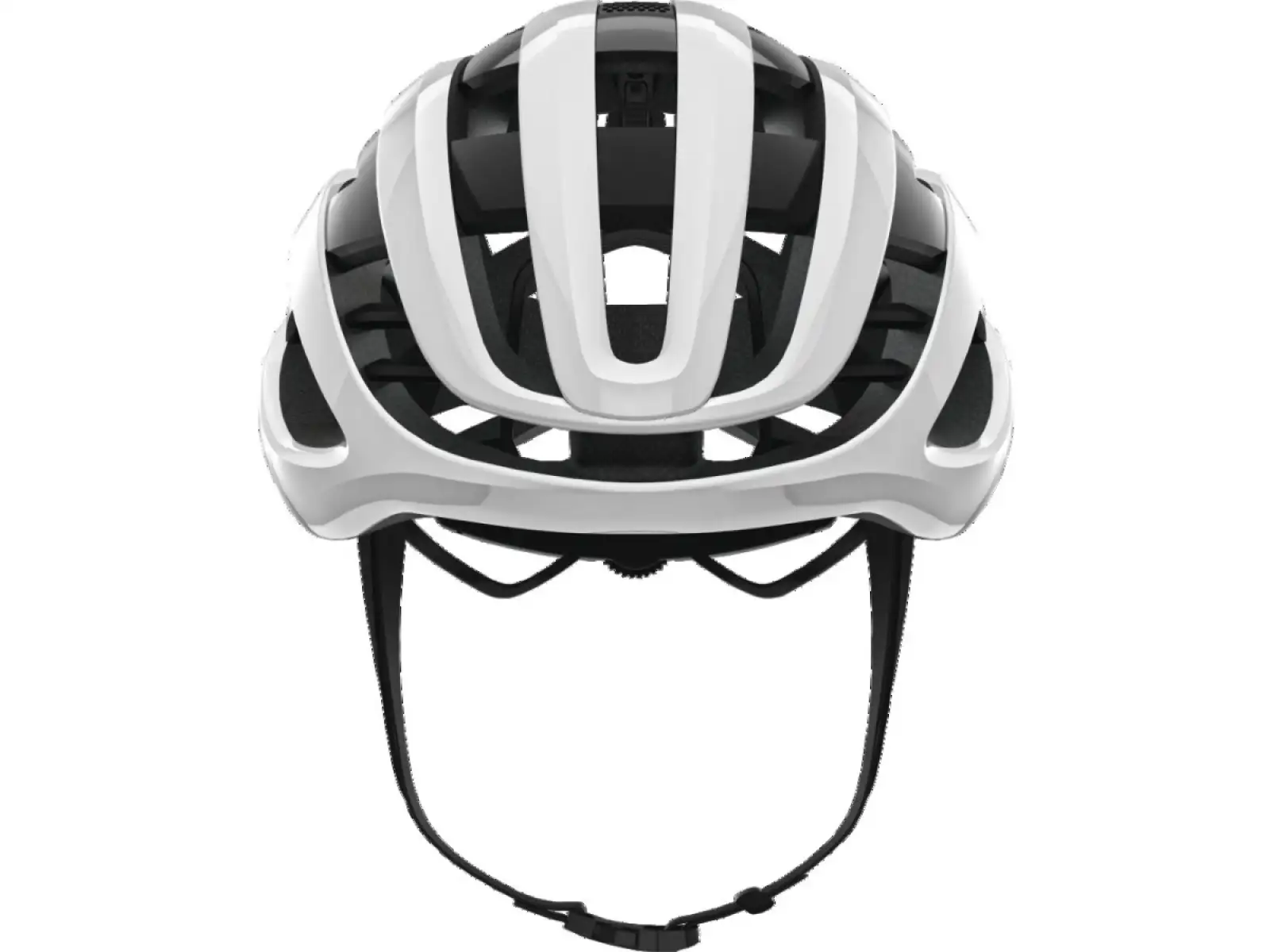 Abus AirBreaker Helm Polar Weiß Glänzend