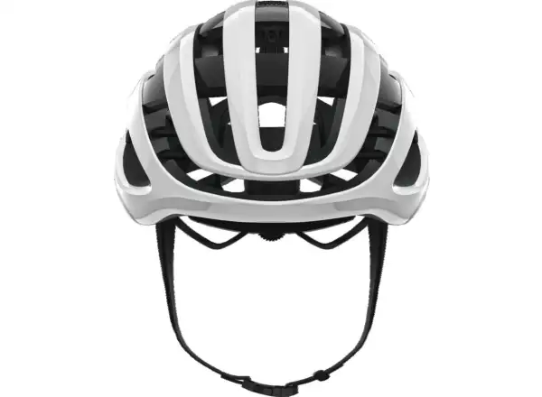 Abus AirBreaker Helm Polar Weiß Glänzend