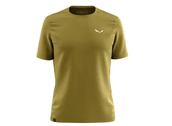Salewa Puez Hybrid Dry Herren T-Shirt Kurzarm Olive Oil