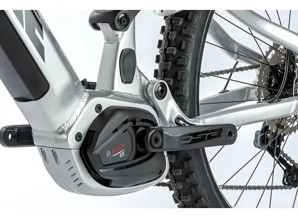 Apache Quruk 3 Vollgefedertes E-Bike (Bosch 750 Wh) Silber